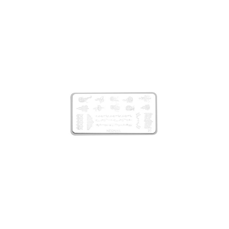 STAMPING - Stencil per nail art 20